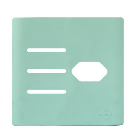 Placa p/ 3 Interruptores + Tomada 4x4 - Novara Siciliano